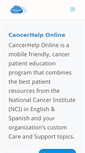 Mobile Screenshot of cancerhelp.org