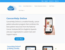 Tablet Screenshot of cancerhelp.org